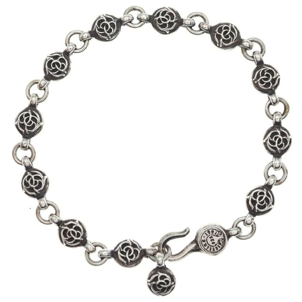 CHROME HEARTS(クロムハーツ) NO1 FLORAL BALL #1 フローラルボールブレスレット シルバー