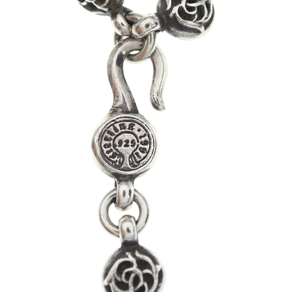 CHROME HEARTS(クロムハーツ) NO1 FLORAL BALL #1 フローラルボールブレスレット シルバー