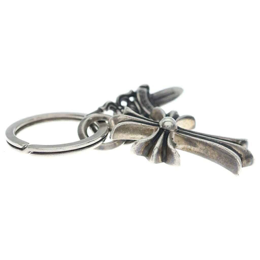 CHROME HEARTS(クロムハーツ) CH CRS SML&No5 DGGR スモール CHクロス#5ダガーキーリング シルバー