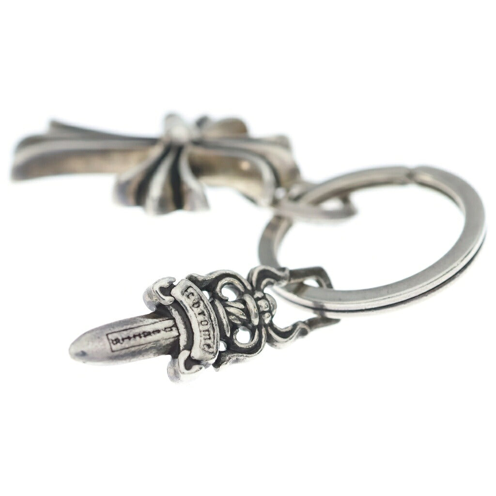 CHROME HEARTS(クロムハーツ) CH CRS SML&No5 DGGR スモール CHクロス#5ダガーキーリング シルバー