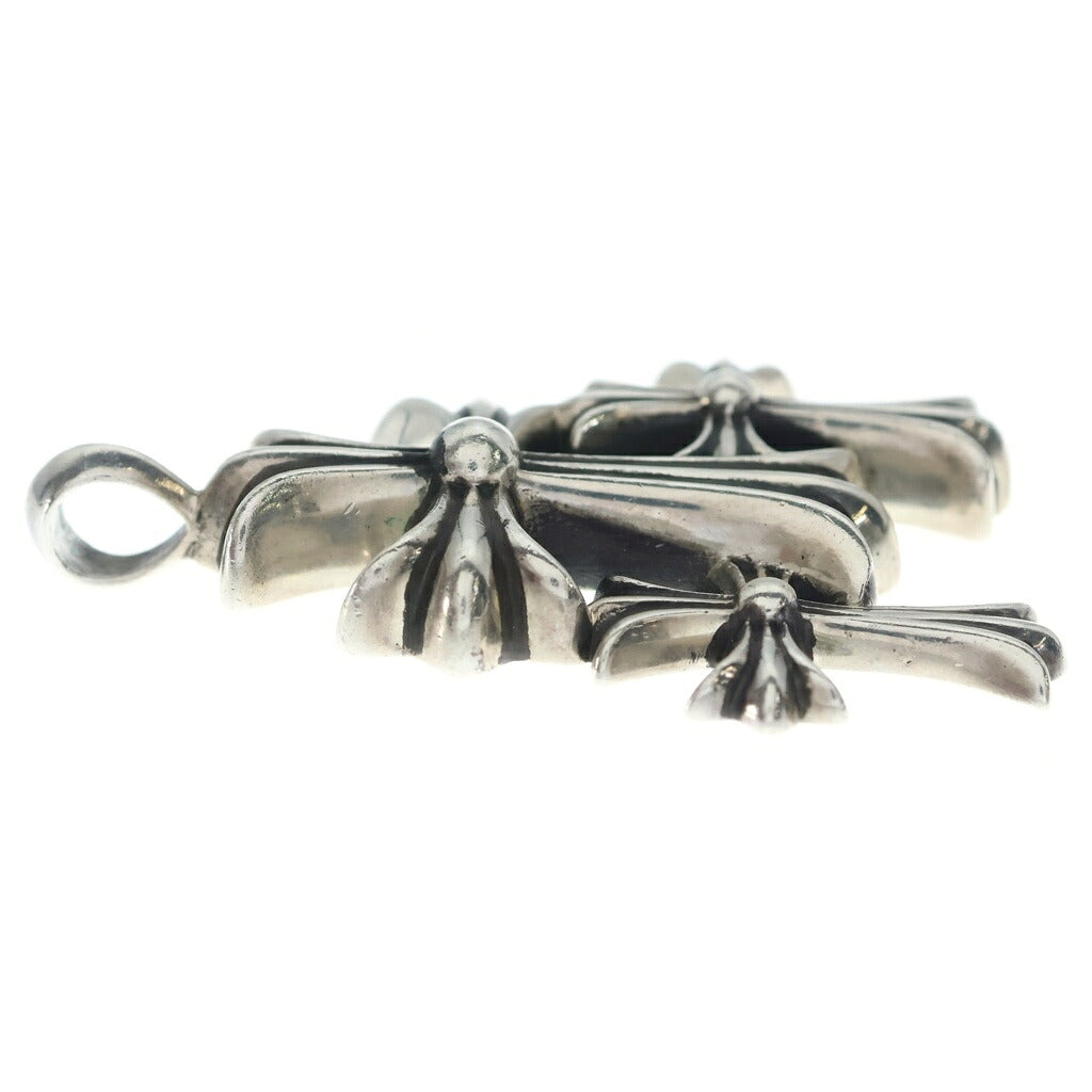 CHROME HEARTS(クロムハーツ) 3 CH CRS SML トリプルCHクロス スモール ペンダントトップ シルバー BCA201