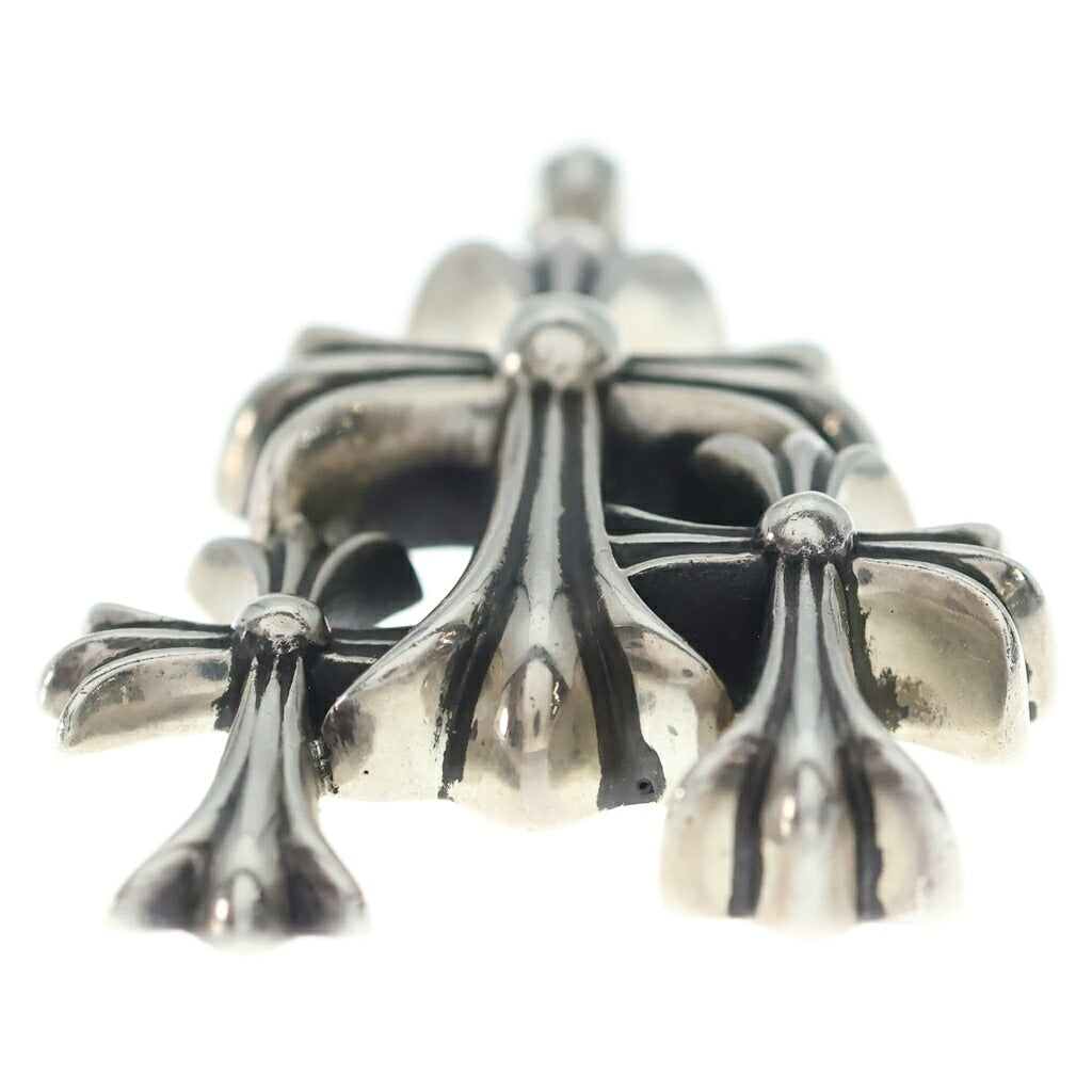 CHROME HEARTS(クロムハーツ) 3 CH CRS SML トリプルCHクロス スモール ペンダントトップ シルバー BCA201