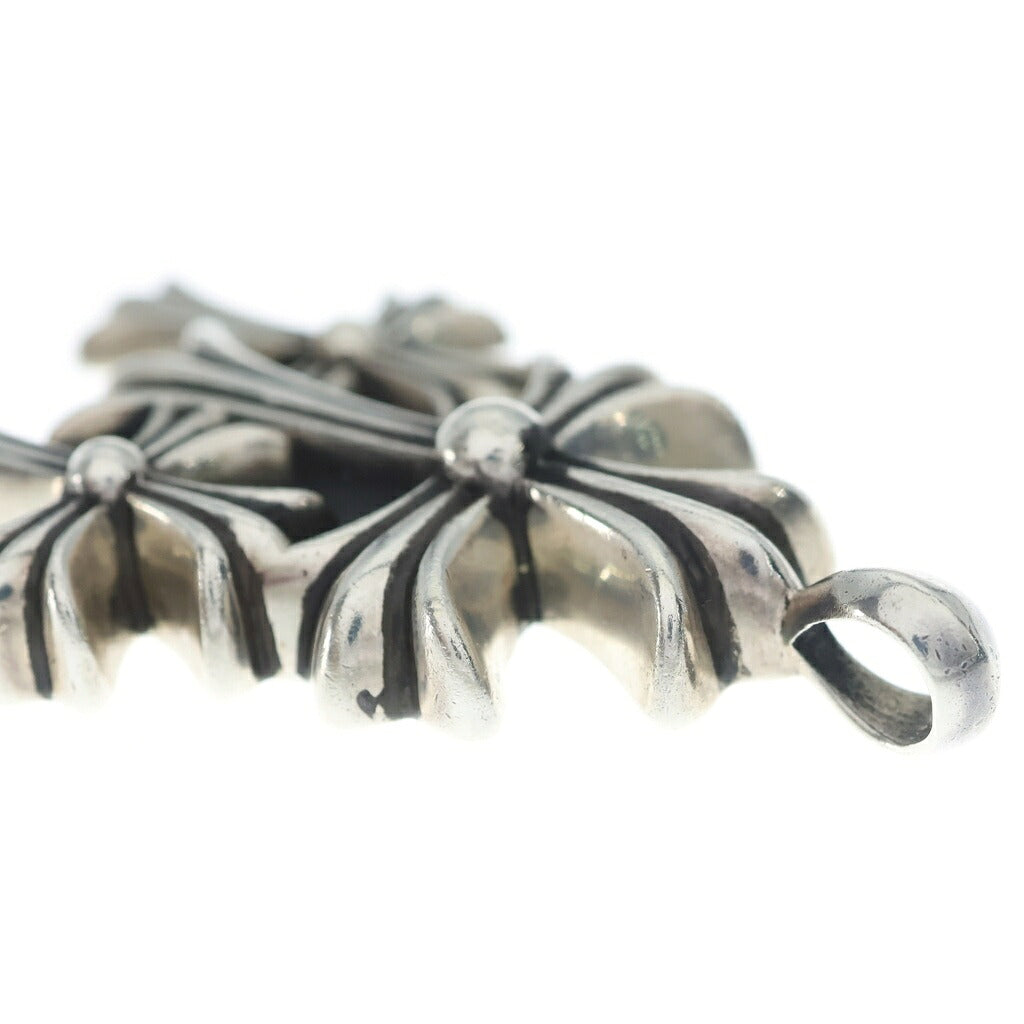 CHROME HEARTS(クロムハーツ) 3 CH CRS SML トリプルCHクロス スモール ペンダントトップ シルバー BCA201
