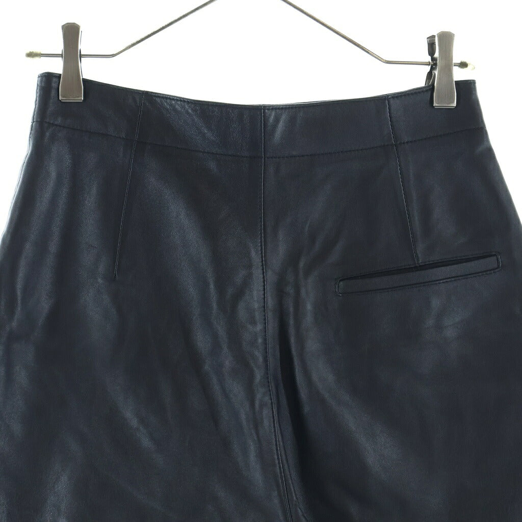 Christian Dior(クリスチャンディオール) CDバックル ラムレザー ミニスカート レディース ブラック 045P45AL015