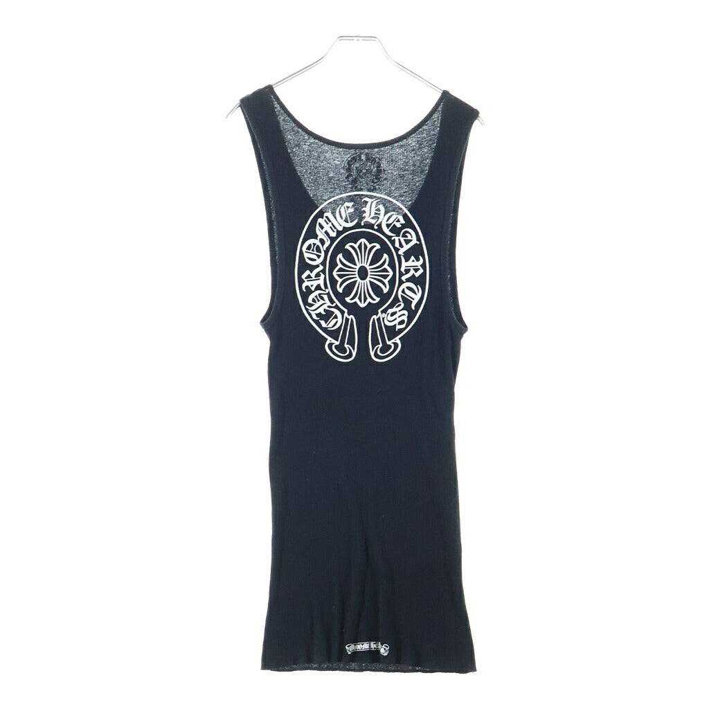 CHROME HEARTS(クロムハーツ) Horseshoe Logo Tank Top ホースシュー スクロールラベル タンクトップ ブラック