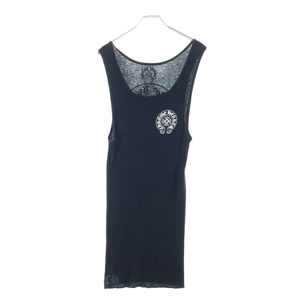 CHROME HEARTS(クロムハーツ) Horseshoe Logo Tank Top ホースシュー スクロールラベル タンクトップ ブラック