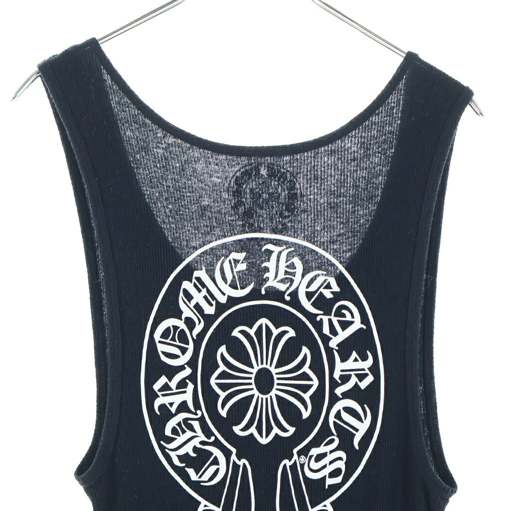 CHROME HEARTS(クロムハーツ) Horseshoe Logo Tank Top ホースシュー スクロールラベル タンクトップ ブラック