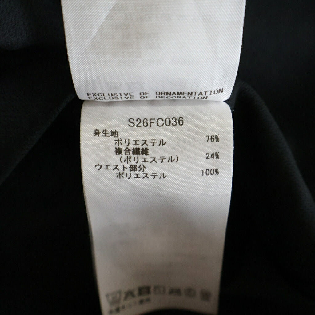 nanamica(ナナミカ) 26AW ALPHADRY Club Pants アルファードライ ワイドイージーパンツ ブラック S26FC036