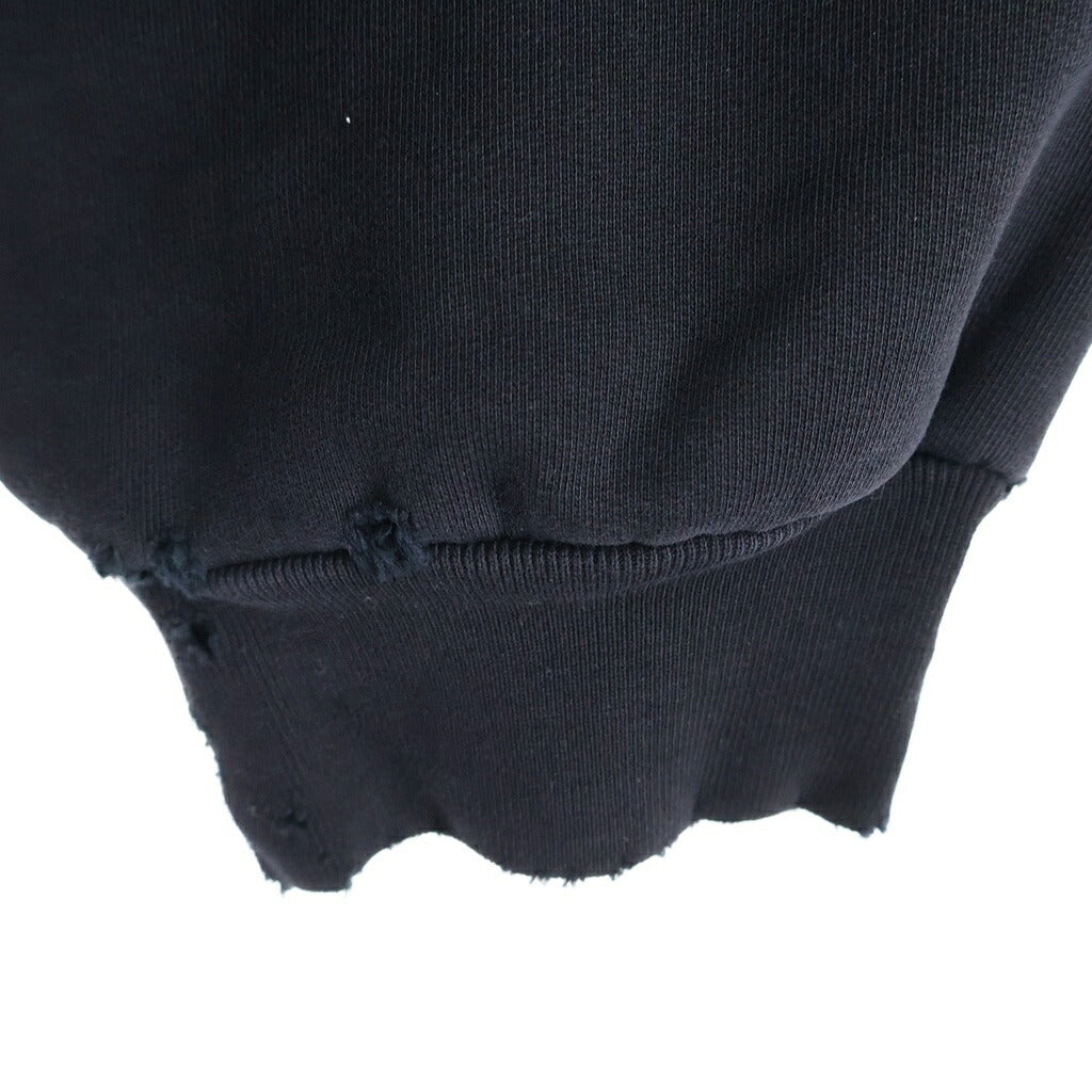 BALENCIAGA(バレンシアガ) 24SS GENERATED Medium Fit Pullover Hoodie AI ジェネレイト ミディアムフィット プルオーバーパーカー ブラック 767877 TQVF9