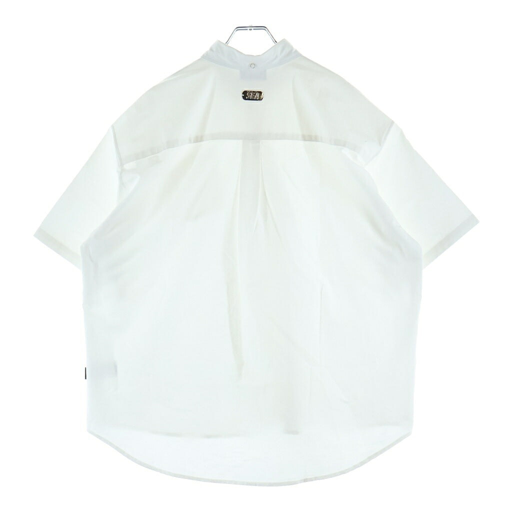 WIND AND SEA(ウィンダンシー) 26SS Oxford S/S shirt オックスフォード 半袖シャツ ホワイト WDS-O-CES-26-Q2-SH-01