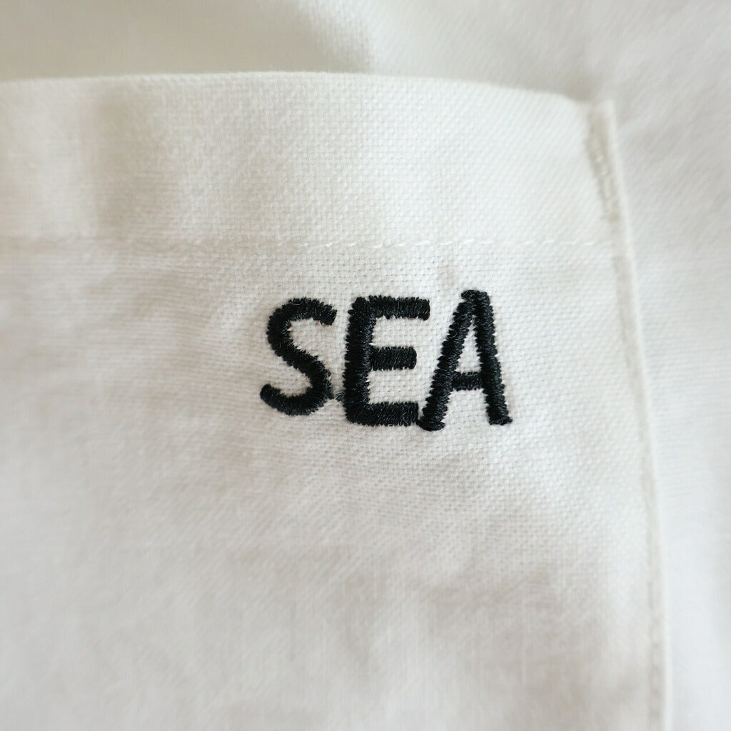 WIND AND SEA(ウィンダンシー) 26SS Oxford S/S shirt オックスフォード 半袖シャツ ホワイト WDS-O-CES-26-Q2-SH-01