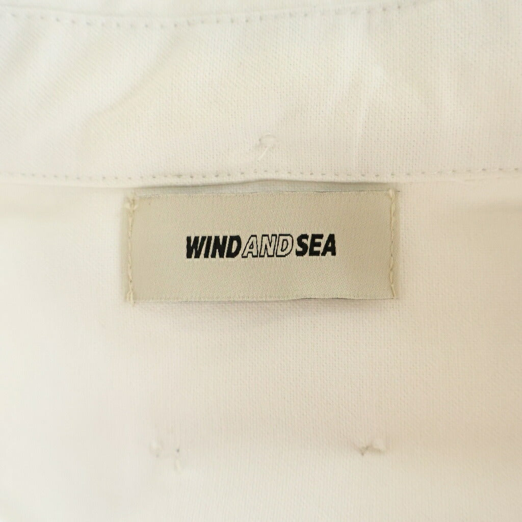 WIND AND SEA(ウィンダンシー) 26SS Oxford S/S shirt オックスフォード 半袖シャツ ホワイト WDS-O-CES-26-Q2-SH-01