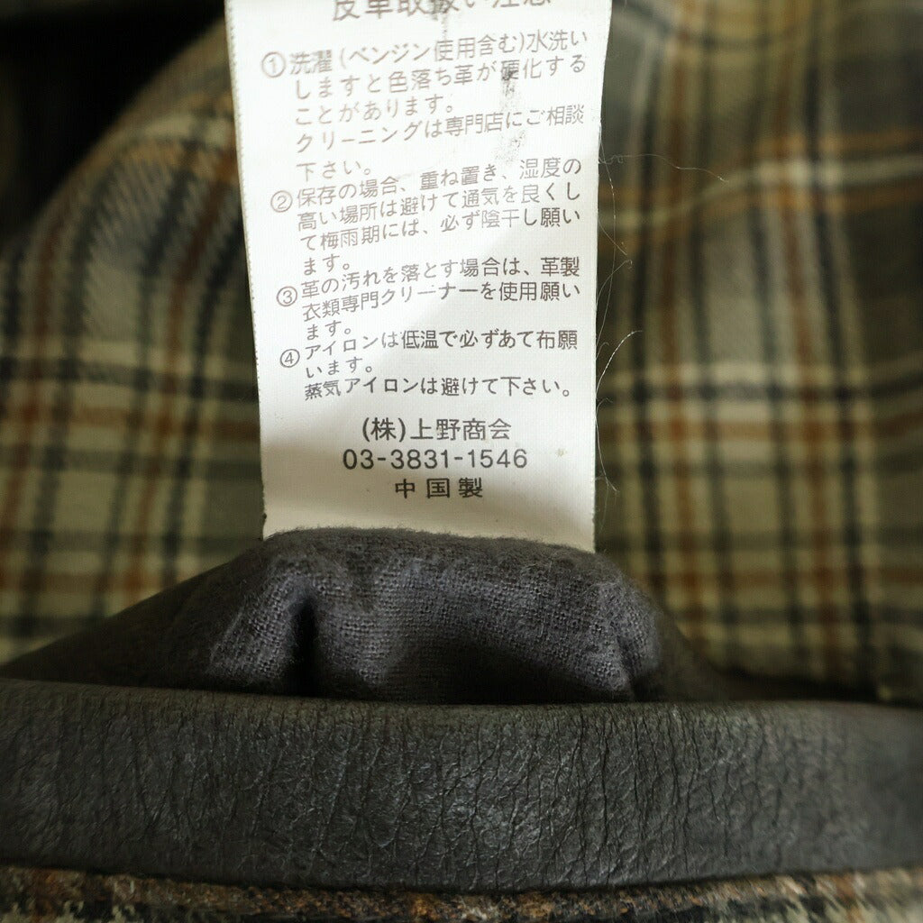 SCHOTT(ショット) CLASSIC RACER JACKET クラシック 裏地ネル カウレザーレーサージャケット ブラウン 3171010