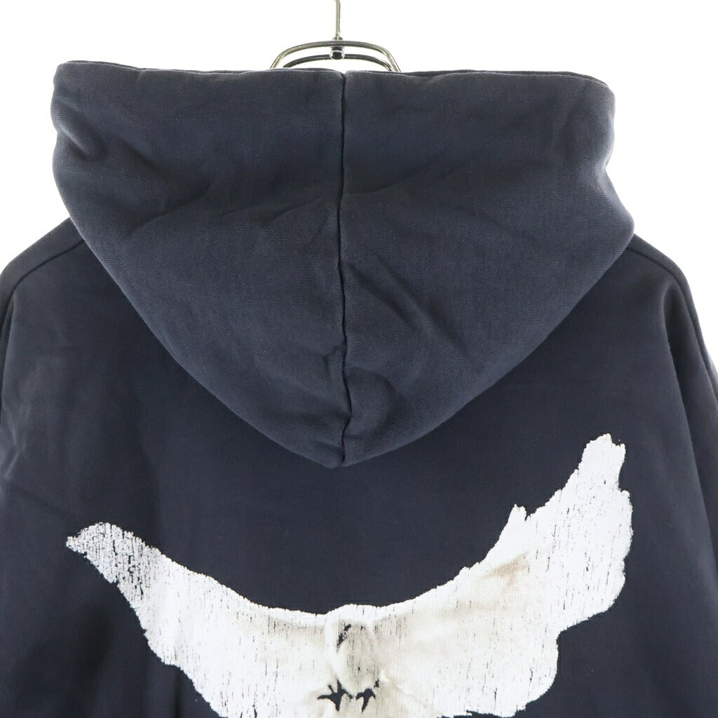 Yeezy Gap Engineered by Balenciaga(イージー ギャップ エンジニアードバイ バレンシアガ) 22SS DOVE HOODIE ロゴプリントプルオーバーパーカー ネイビー