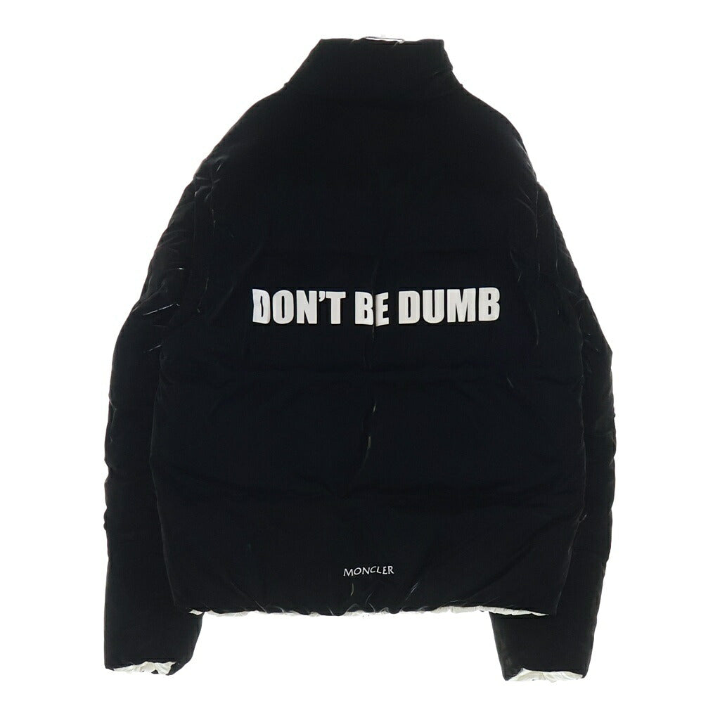MONCLER GENIUS(モンクレール ジーニアス) 25AW ×A$AP Rocky Throttle ×エイサップロッキー ジップアップ リバーシブル ダウンジャケット ブラック/ホワイト K24041A00008 M6975