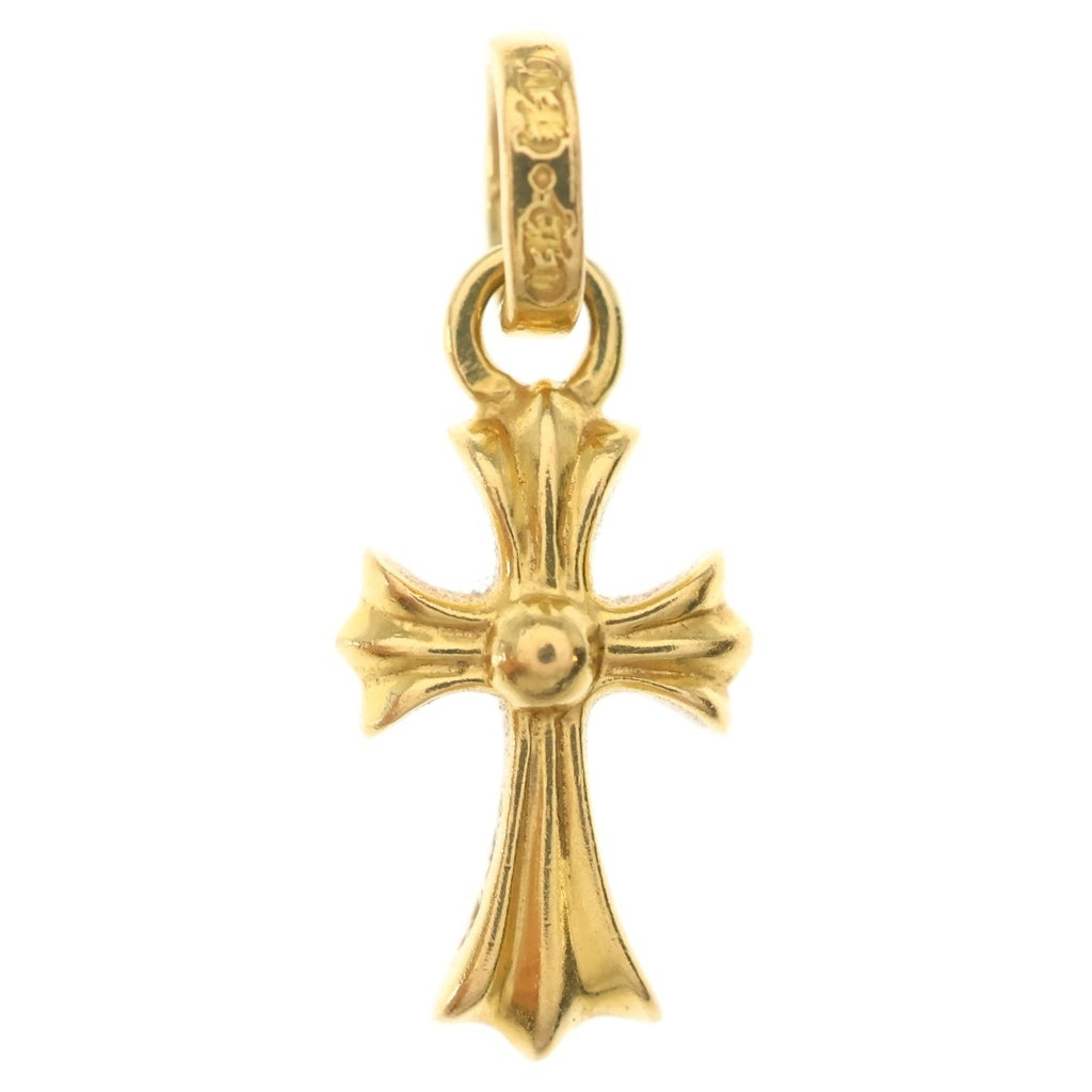 CHROME HEARTS(クロムハーツ) 22K CRS BBYFAT P/DIA ベイビーファットクロス PAVEダイヤ ペンダントトップ ゴールド BCA035