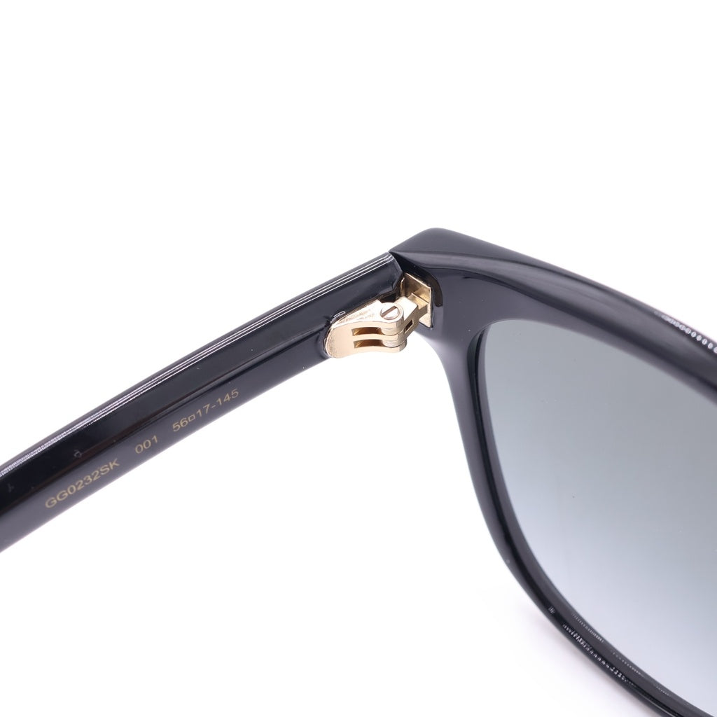 GUCCI(グッチ) インターロッキングG アジアンフィット サングラス ブラック GG0232SK