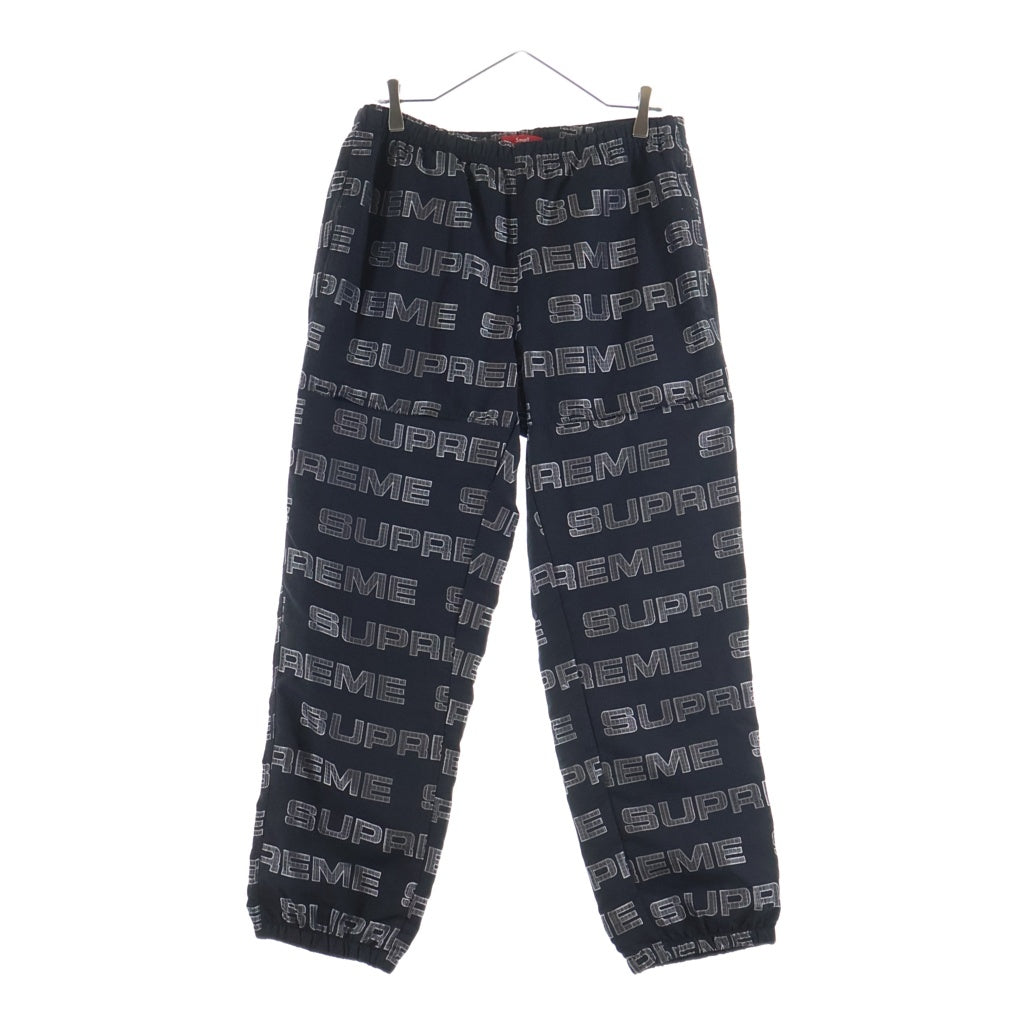 SUPREME(シュプリーム) 21AW Logo Ripstop Track Pant ロゴ リップストップ トラックパンツ ブラック