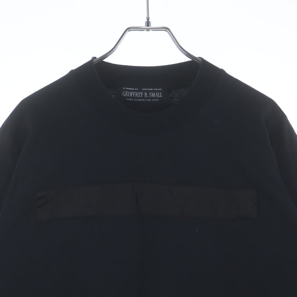 Geoffrey B.Small(ジェフリービースモール) Zip Designed L/S Tee 脇ジップ 長袖Tシャツ カットソー ハンドメイド ブラック