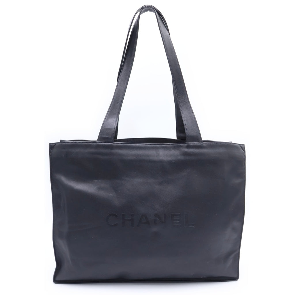 CHANEL(シャネル) ココマーク トートバッグ ハンドバッグ ブラック レザー レディース