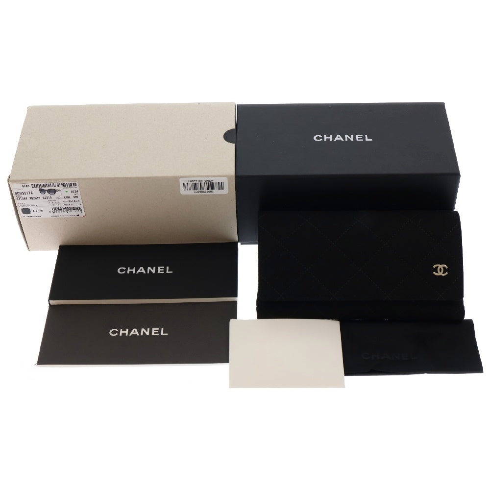 CHANEL(シャネル) バタフライシェイプ アイウェア ブラック サングラス テンプルミラー ゴールド金具 54□18 5517-A