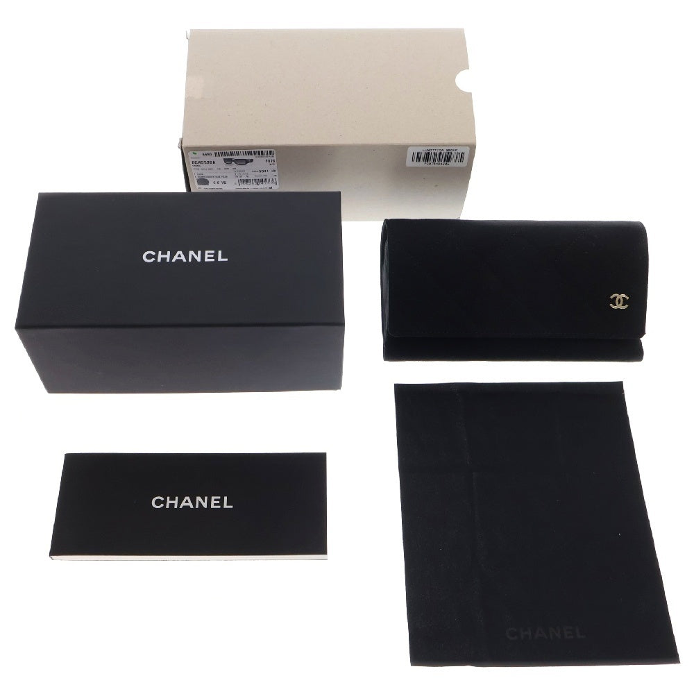 CHANEL(シャネル) レクタングルシェイプ サングラス ブラック アイウェア 61□20 5526-A