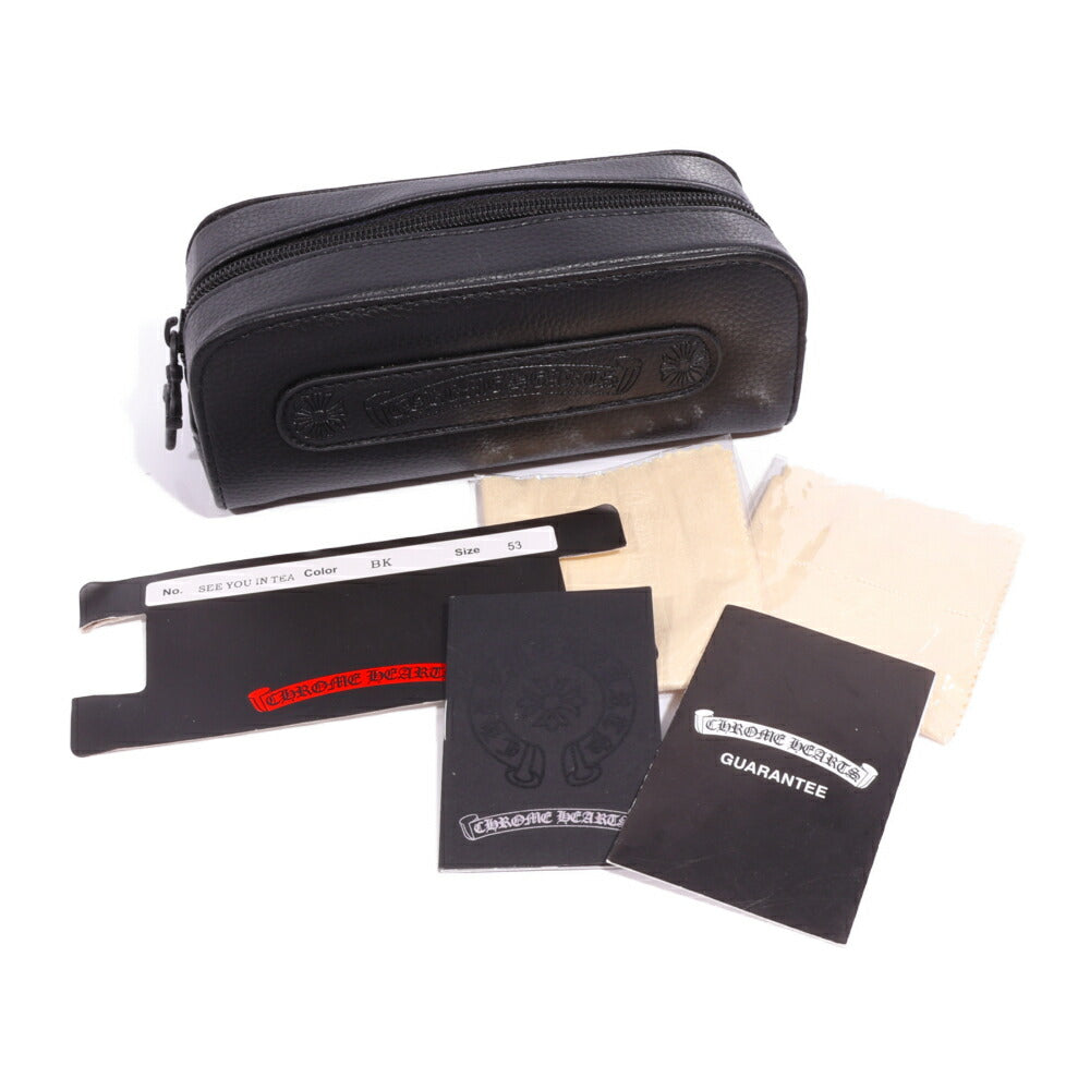 CHROME HEARTS(クロムハーツ) SEE YOU IN TEA シーユーインティー アイウェア ブラック サングラス 53□20-143