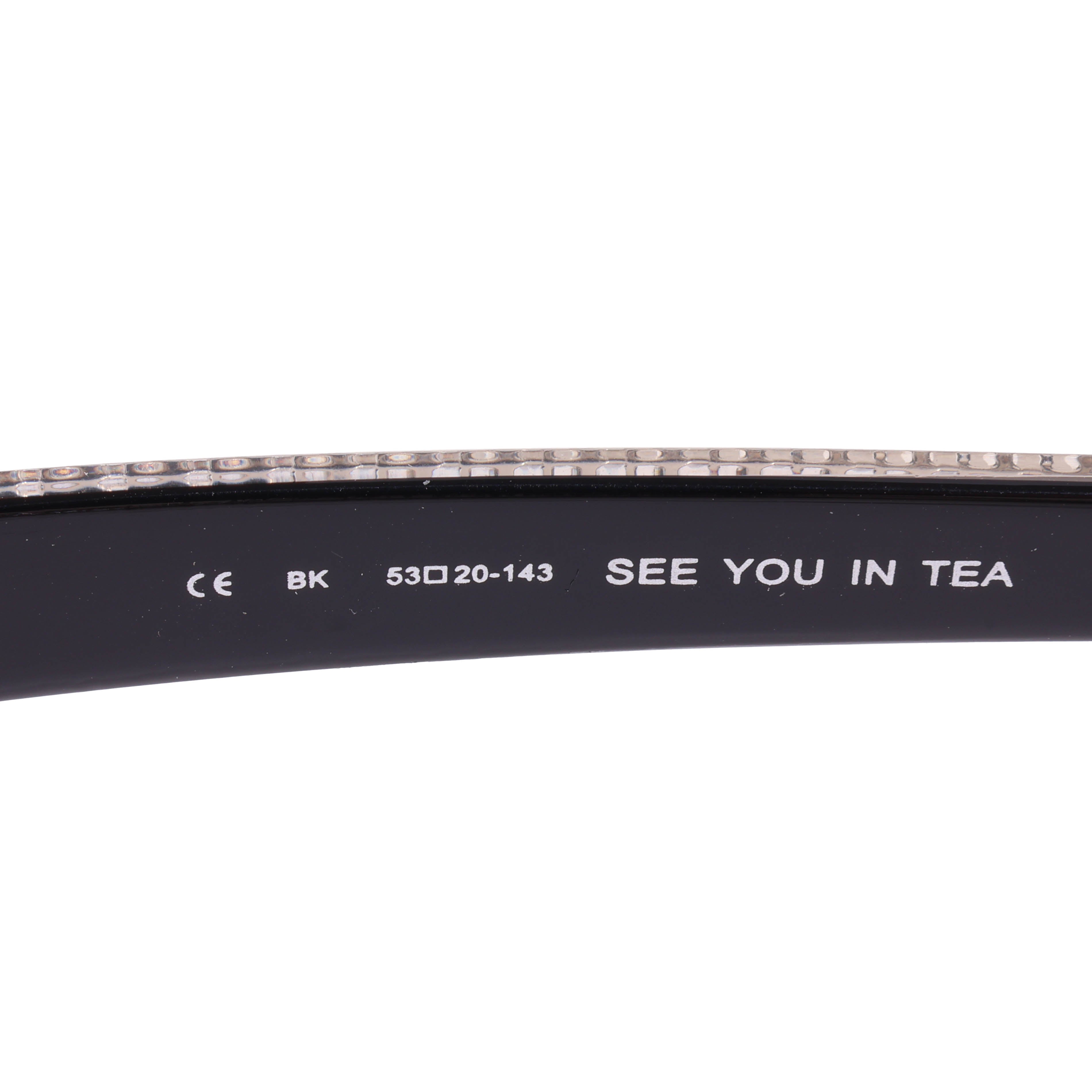 CHROME HEARTS(クロムハーツ) SEE YOU IN TEA シーユーインティー アイウェア ブラック サングラス 53□20-143