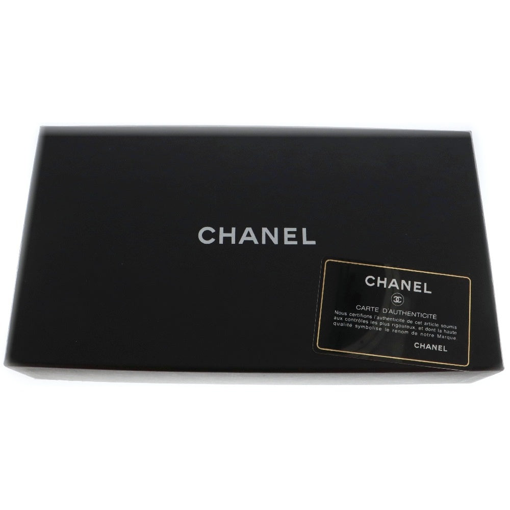 CHANEL(シャネル) ココマーク ウルトラステッチ ラムスキン チェーンウォレット 長財布 ブラック レディース
