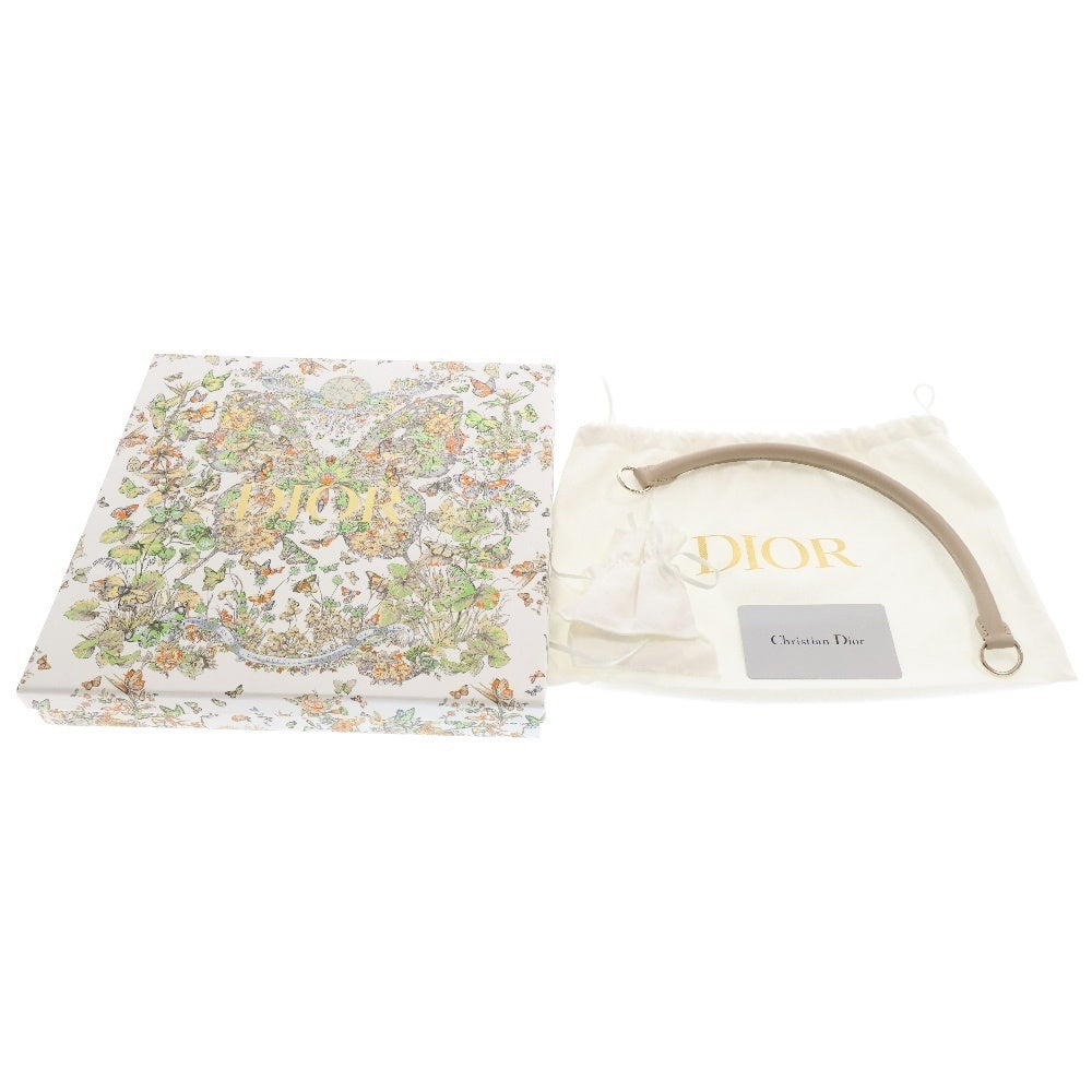 Christian Dior(クリスチャンディオール) レディディオール カナージュ ミリー ミニバッグ ベージュ レザー ラムスキン 2wayバッグ