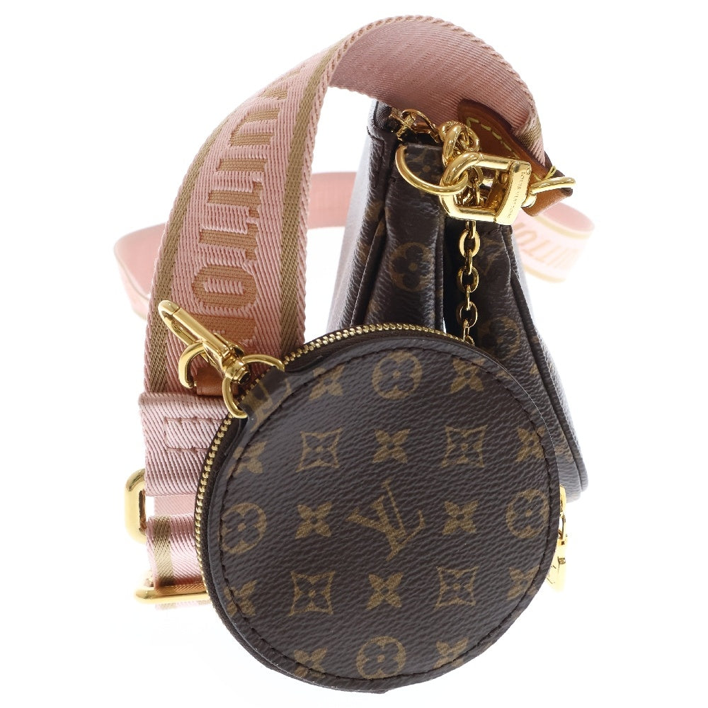 LOUIS VUITTON(ルイヴィトン) モノグラム ミュルティ・ポシェットアクセソワール ミニバッグ ポーチ ブラウン PVCレザー M44840