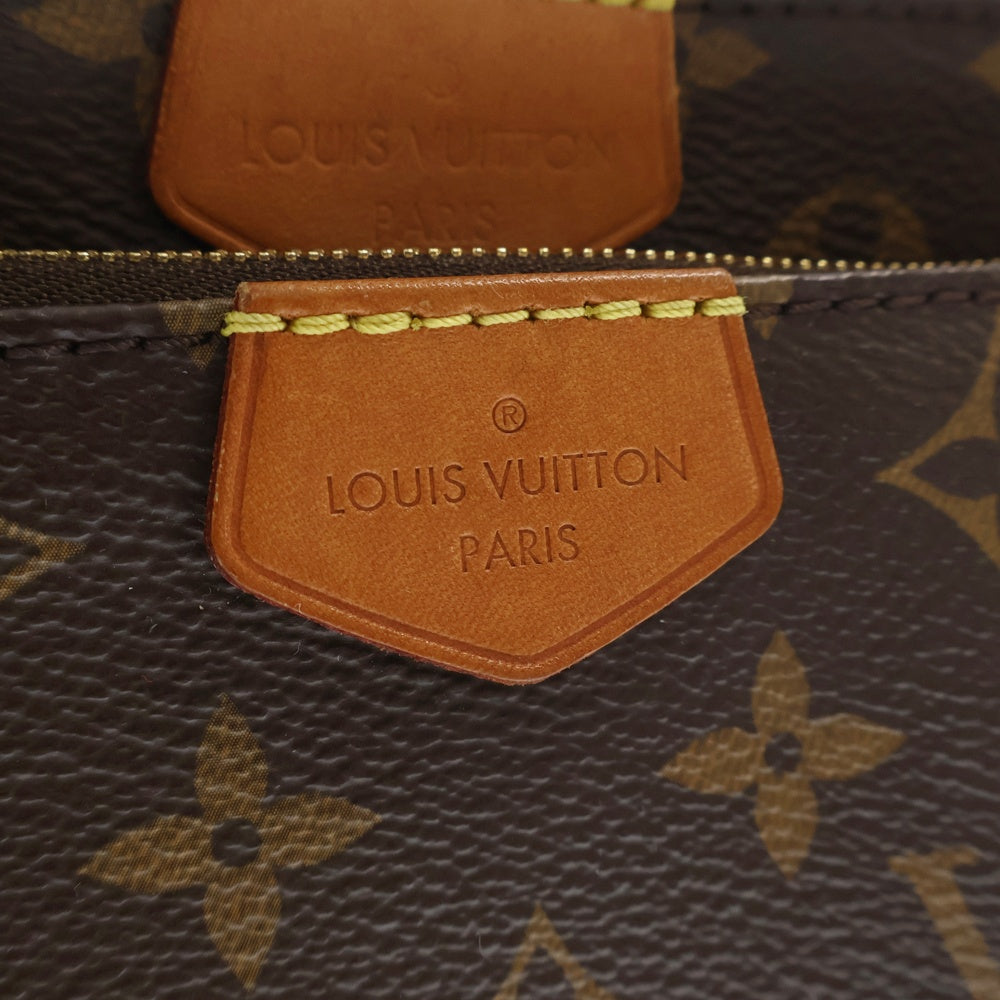 LOUIS VUITTON(ルイヴィトン) モノグラム ミュルティ・ポシェットアクセソワール ミニバッグ ポーチ ブラウン PVCレザー M44840