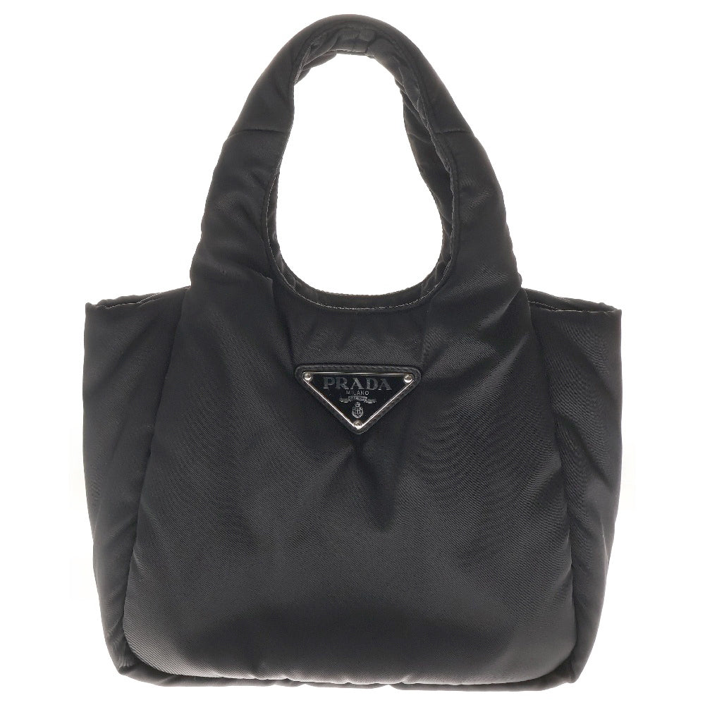 PRADA(プラダ) Re-Nylon パデット スモール ハンドバッグ ブラックテスート トライアングルロゴ 1BG412