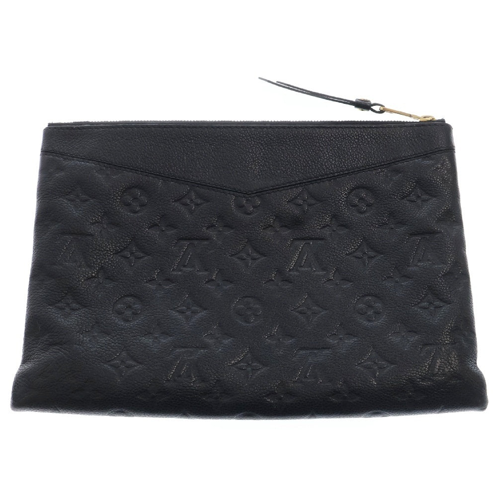 LOUIS VUITTON(ルイヴィトン) モノグラムアンプラント デイリーポーチ クラッチバッグ セカンドバッグ ブラック ノワール ゴールド金具 レザー M62937