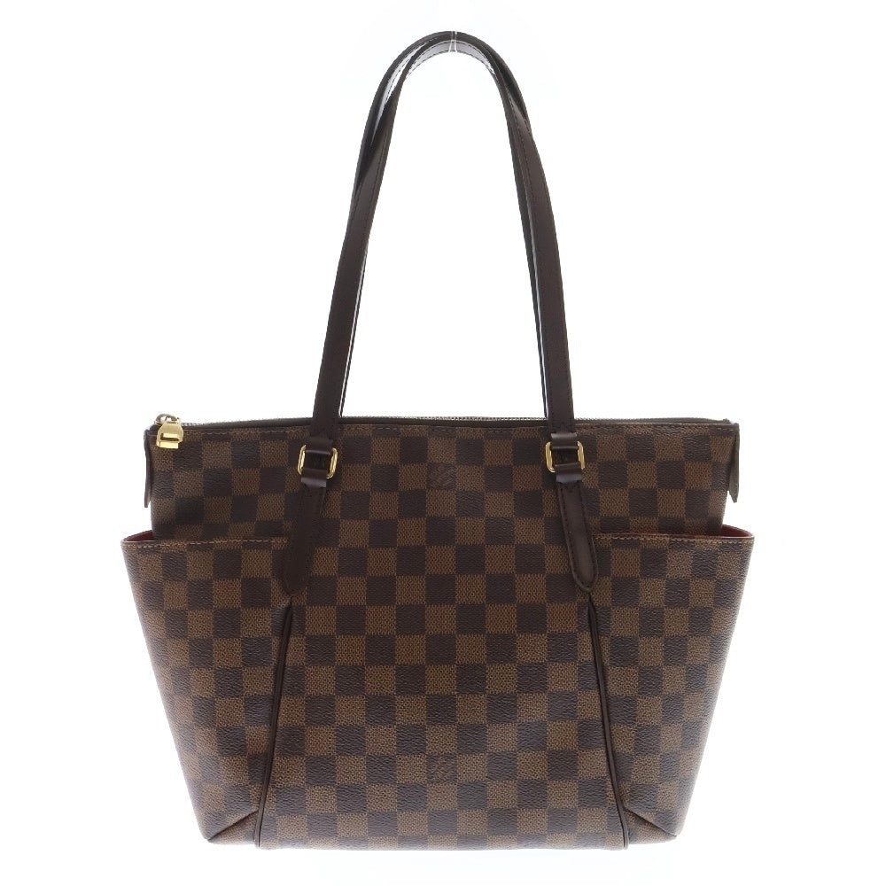 LOUIS VUITTON(ルイヴィトン) ダミエ トータリーPM レザー トートバッグ ブラウン レディース N41282