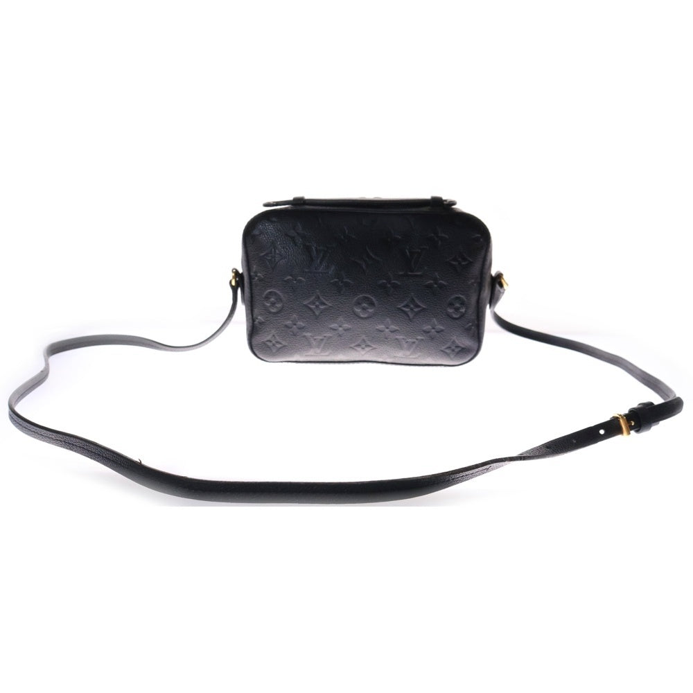 LOUIS VUITTON(ルイヴィトン) モノグラム アンプラント サントンジュ レザー2WAY ハンドバッグ ショルダーバッグ ブラック M44593
