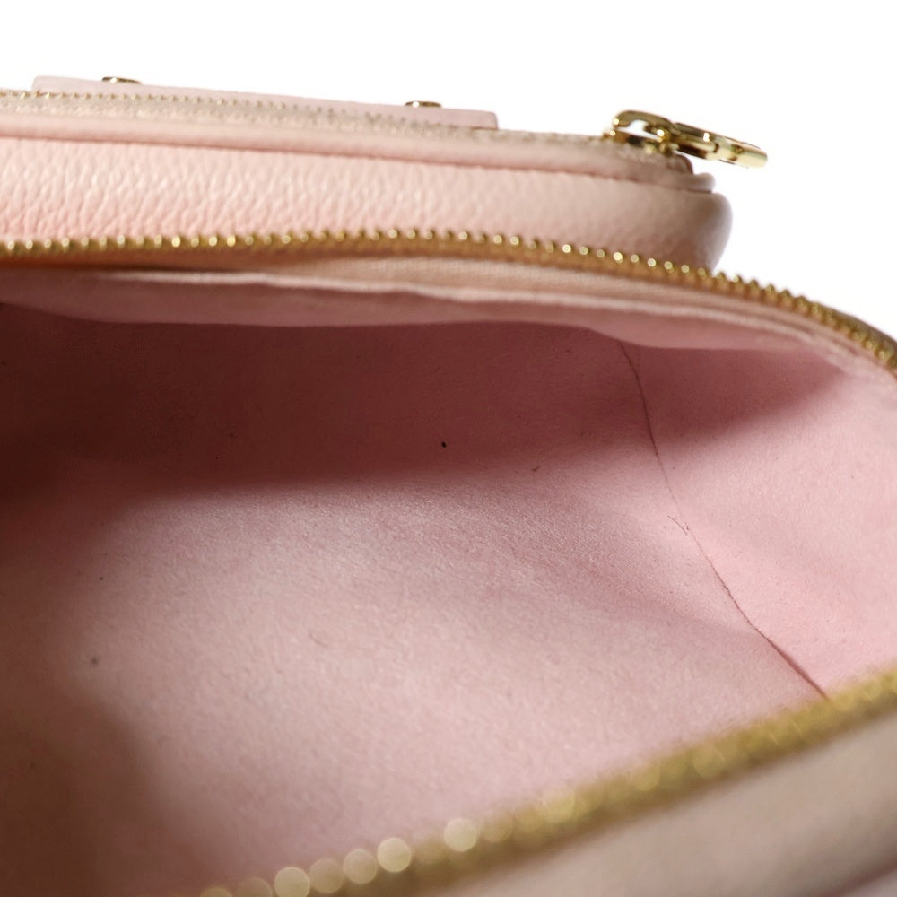 LOUIS VUITTON(ルイヴィトン) ミニ バムバッグ バイカラー モノグラム アンプラント レザー ショルダーバッグ ゴールド金具 ピンク レディース M82347 RFID
