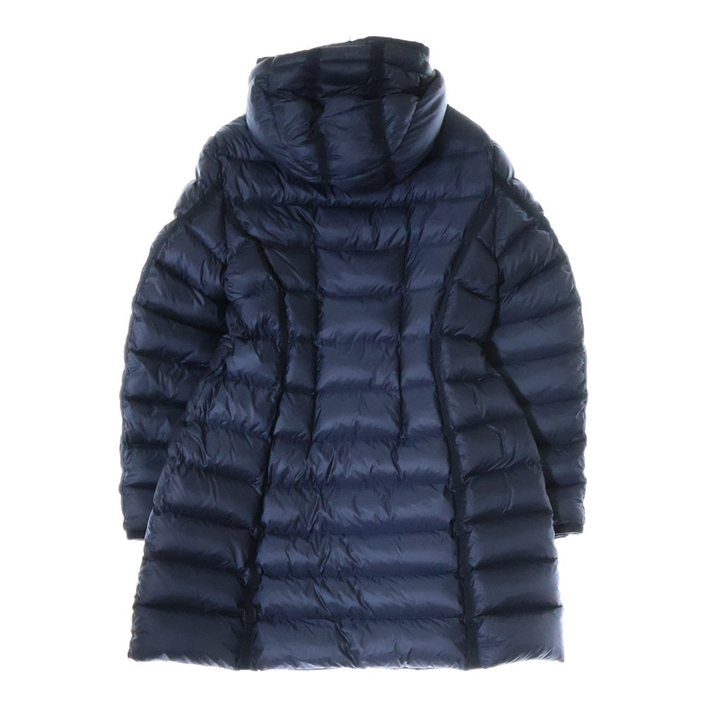MONCLER(モンクレール) HERMINE エルミンヌ フーデッド ロングダウンジャケット コート ネイビー レディース B20934930005 53048