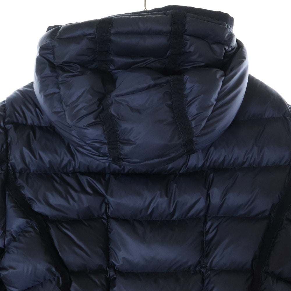 MONCLER(モンクレール) HERMINE エルミンヌ フーデッド ロングダウンジャケット コート ネイビー レディース B20934930005 53048