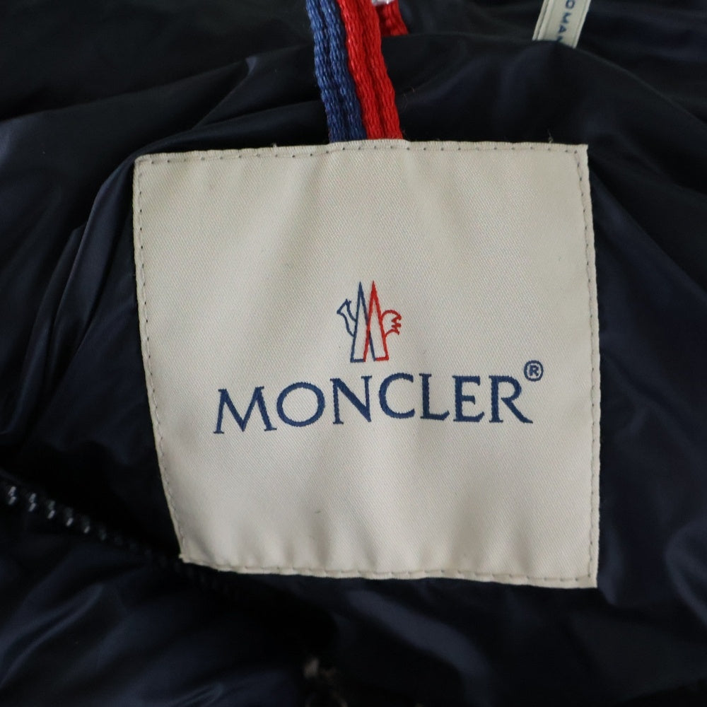 MONCLER(モンクレール) HERMINE エルミンヌ フーデッド ロングダウンジャケット コート ネイビー レディース B20934930005 53048