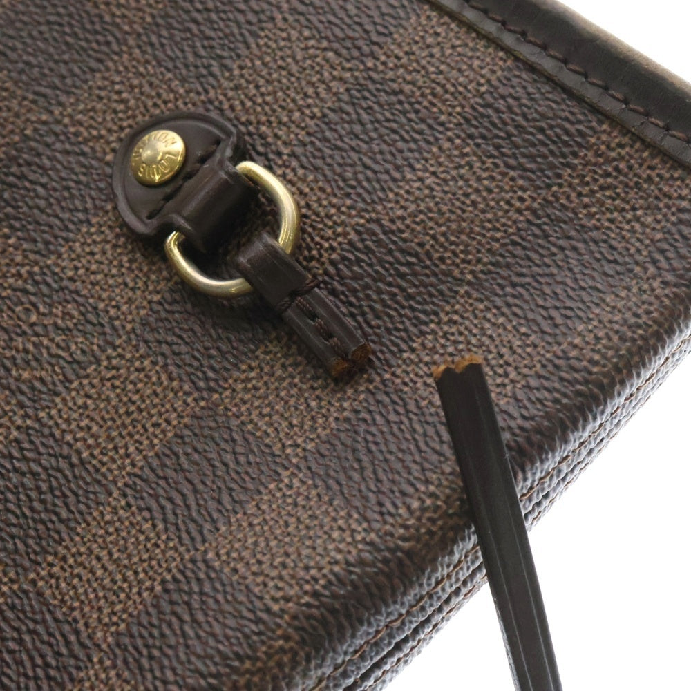 LOUIS VUITTON(ルイヴィトン) ダミエ エベヌ ネヴァーフルMM トートバッグ ハンドバッグ ブラウン ゴールド金具 N51105