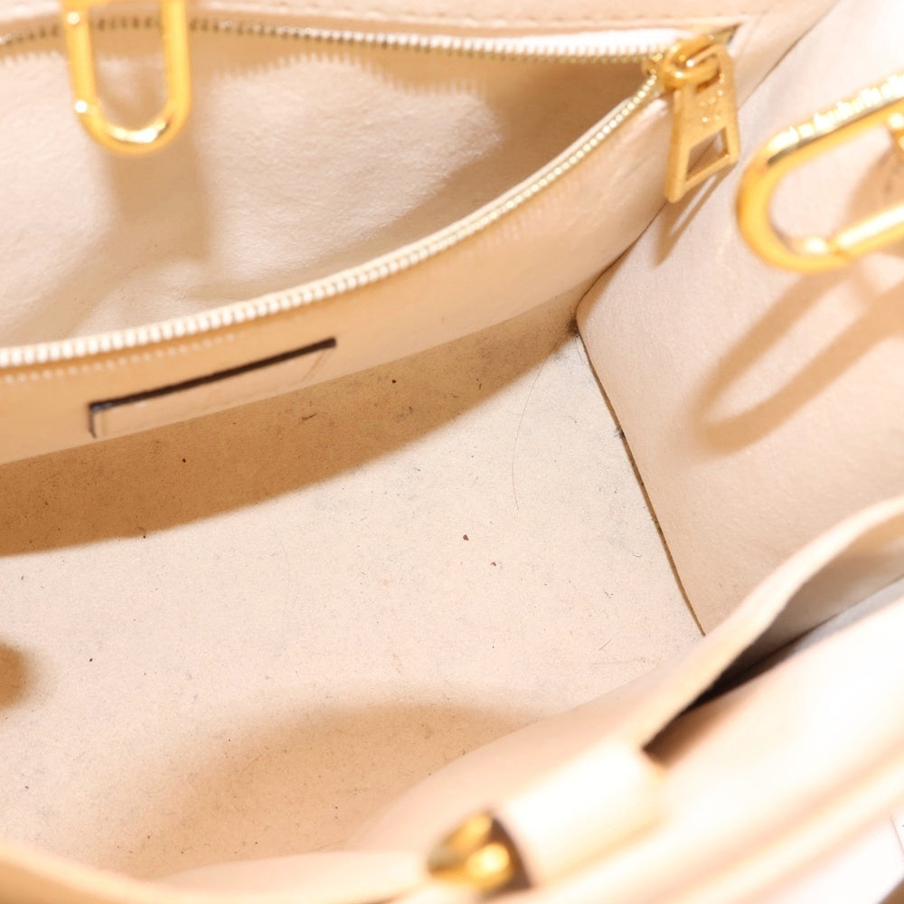 LOUIS VUITTON(ルイヴィトン) モノグラム・アンプラント オンザゴーPM 2wayハンドバッグ ショルダーバッグ ベージュ レザー RFID M46569