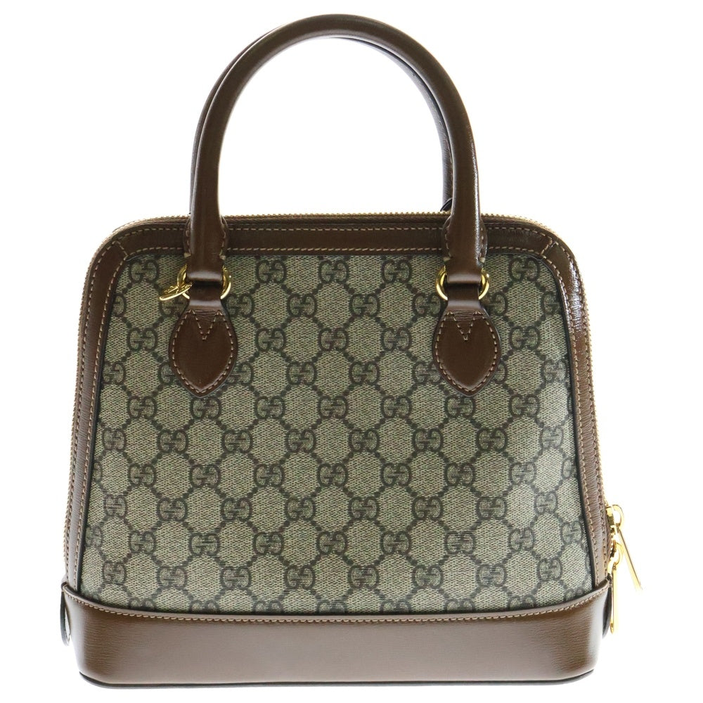 GUCCI(グッチ) ホースビット1955 GGスプリーム 2WAY ハンドバッグ ショルダーバッグ レザー ベージュ ブラウン 621220