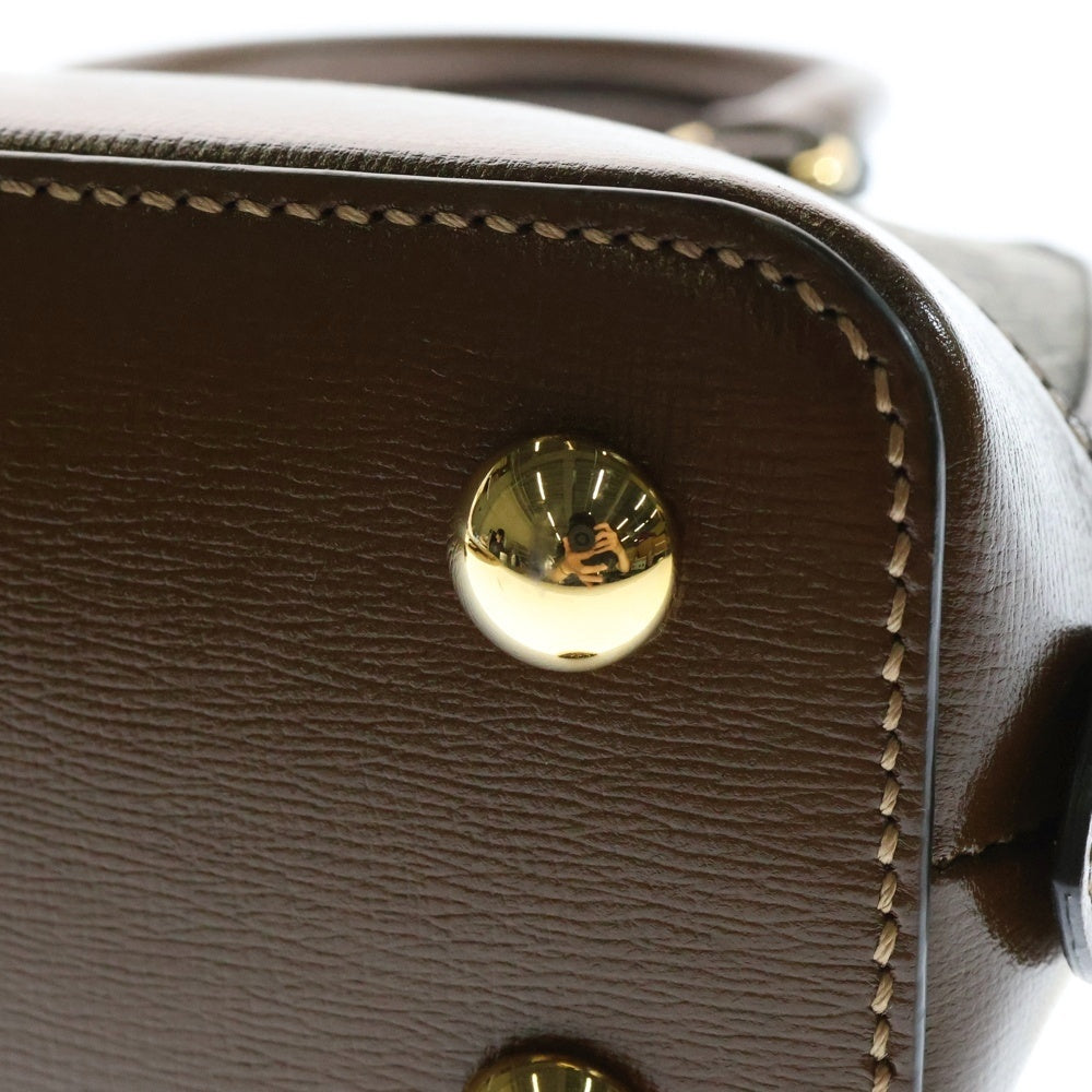 GUCCI(グッチ) ホースビット1955 GGスプリーム 2WAY ハンドバッグ ショルダーバッグ レザー ベージュ ブラウン 621220