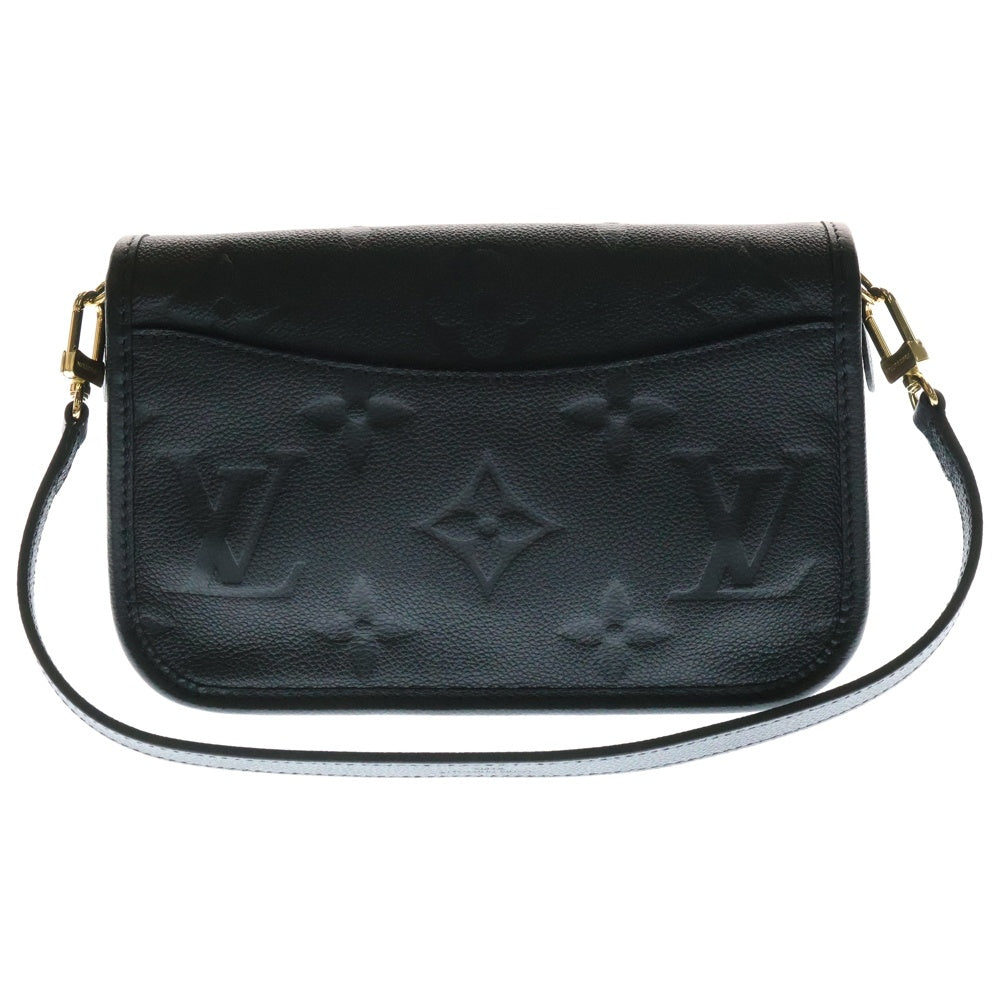 LOUIS VUITTON(ルイヴィトン) モノグラムアンプラント ディアヌ 2WAY レザーショルダーバッグ ハンドバッグ ブラック レディース M46386