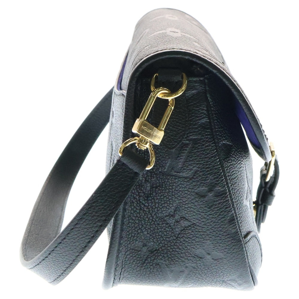 LOUIS VUITTON(ルイヴィトン) モノグラムアンプラント ディアヌ 2WAY レザーショルダーバッグ ハンドバッグ ブラック レディース M46386