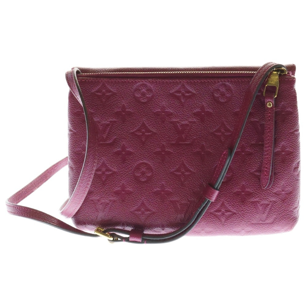 LOUIS VUITTON(ルイヴィトン) モノグラムアンプラント トワイス ショルダーバッグ ショルダーポシェット ミニバッグ ピンクパープル レザー ゴールド金具 M50629