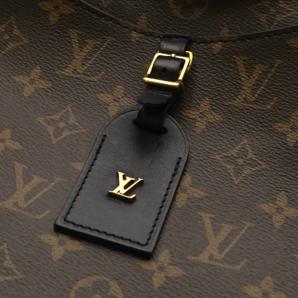 LOUIS VUITTON(ルイヴィトン) モノグラム オデオンNM レザーショルダーバッグ ブラウン M45352