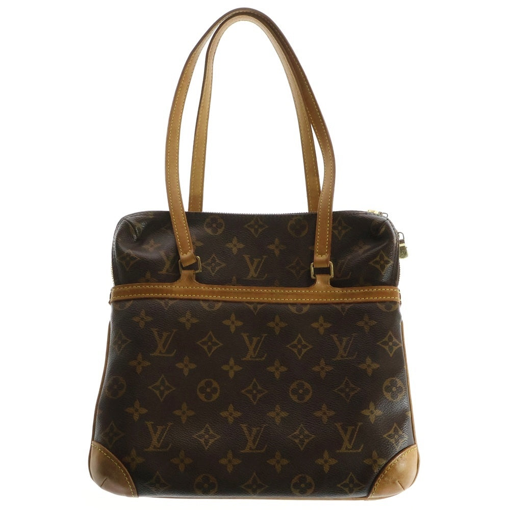 LOUIS VUITTON(ルイヴィトン) クーサンGM モノグラム PVC レザー ハンド ショルダーバッグ ゴールド金具 ブラウン M51141