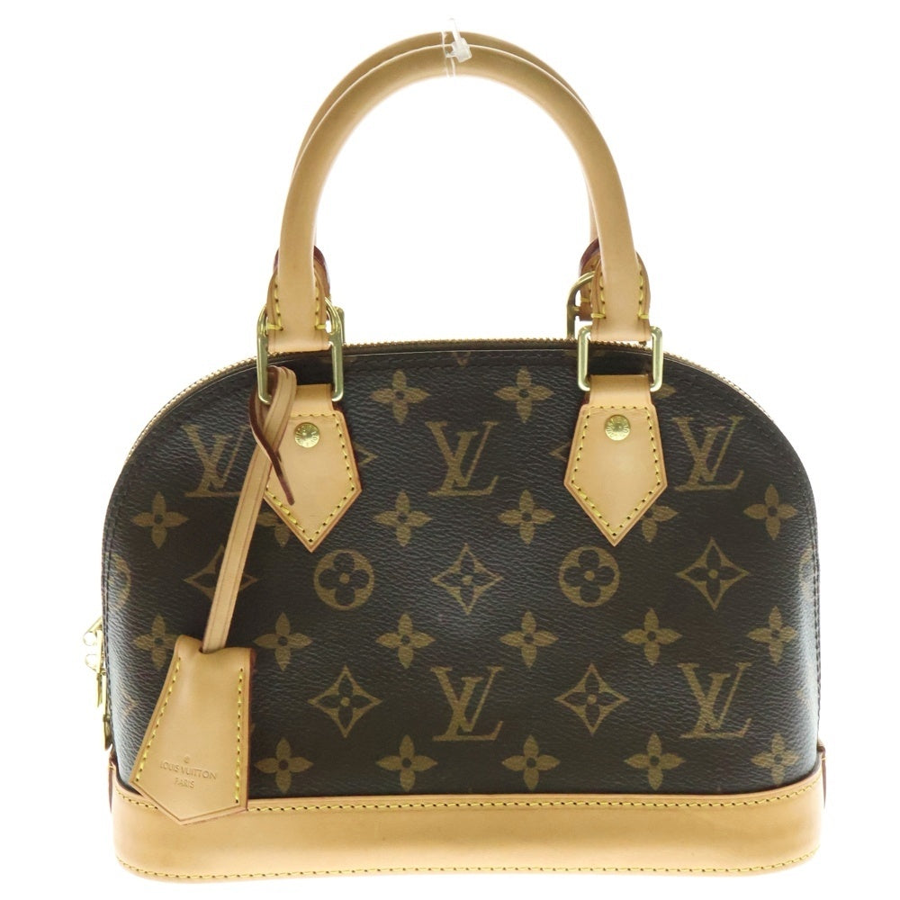 LOUIS VUITTON(ルイヴィトン) モノグラム アルマBB 2WAY レザーハンドバッグ ショルダーバッグ ブラウン レディース M53152